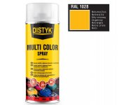 Barva multi color spray DISTYK 400ml RAL1028 melounová žlutá