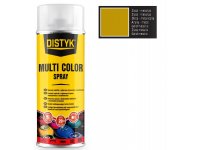 Barva multi color spray DISTYK 400ml RAL9182 zlatá metalíza