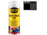 Barva multi color spray DISTYK 400ml RAL9011 grafitová černá