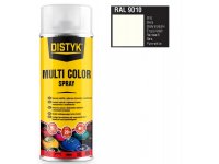Barva multi color spray DISTYK 400ml RAL9010 bílá