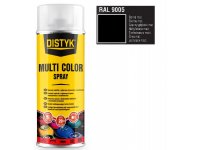 Barva multi color spray DISTYK 400ml RAL9005 černá matná DEN BRAVEN
