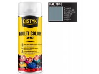 Barva multi color spray DISTYK 400ml RAL7046 telešedá