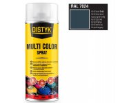 Barva multi color spray DISTYK 400ml RAL7024 grafitová šedá
