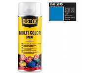 Barva multi color spray DISTYK 400ml RAL5015 nebesky modrá DEN BRAVEN