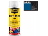 Barva multi color spray DISTYK 400ml RAL5010 enziánová modrá