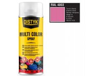 Barva multi color spray DISTYK 400ml RAL4003 fialová vřesová