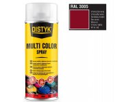 Barva multi color spray DISTYK 400ml RAL3005 vínově červená