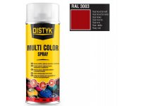 Barva multi color spray DISTYK 400ml RAL3003 rubínová červeň