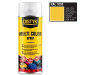 Barva multi color spray DISTYK 400ml RAL1003 signálně žlutá