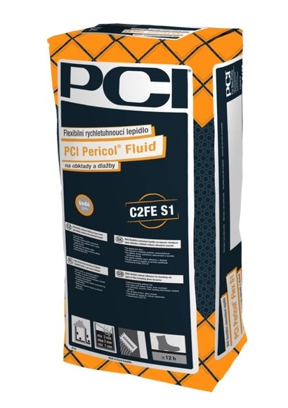 Lepidlo PERICOL FLUID flexibilní na dlažbu 25kg C2FE S1 (42) PCI