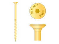 Vrut tesařský se zap. hlavou 6x60