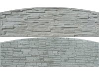 Deska betonová oblouk 200x66cm přírodní oboustranně štípaná BEVES