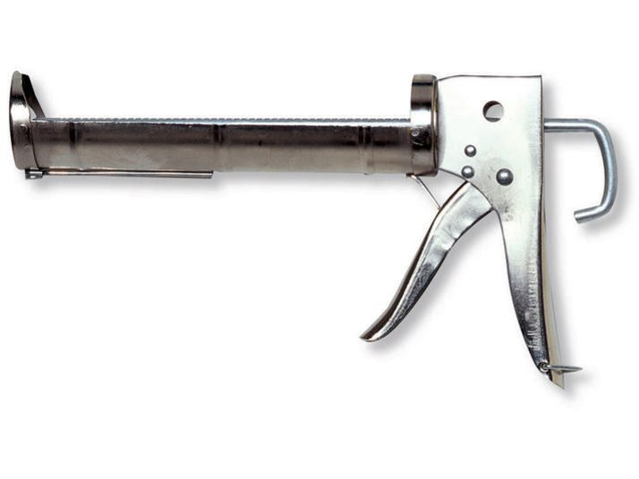 Pistole plechová s ozubenou tyčí pozink