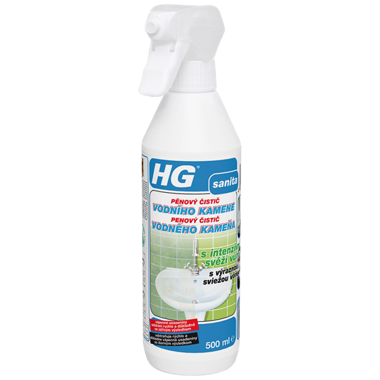 HG- čistič vodního kamene pěnový s vůní 0,5l