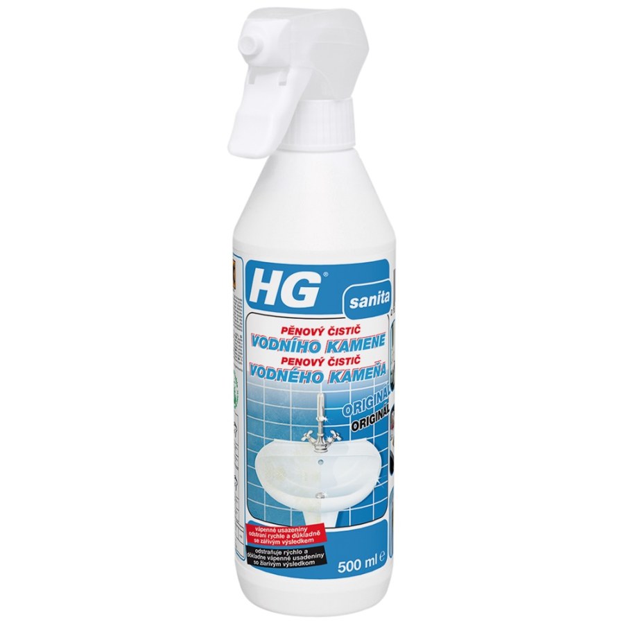 HG- čistič vodního kamene pěnový 0,5l - Doplňky pro domácnost Drogérie Koupelna, WC