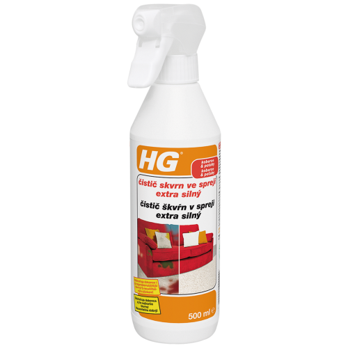 HG- čistič skvrn extra silný ve spreji 0,5l - Barvy, laky a chemie