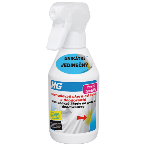 HG- odstraňovač skvrn od potu a deodorantu - Doplňky pro domácnost Drogérie