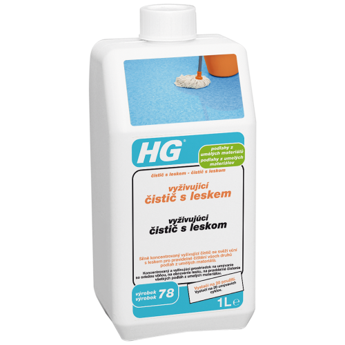 HG- čistič vyživující s leskem pro podlahy z umělých materiálů 1l 