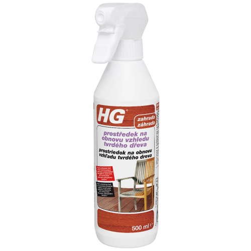 HG- prostředek na obnovu vzhledu tvrdého dřeva 0,5l - Barvy, laky a chemie