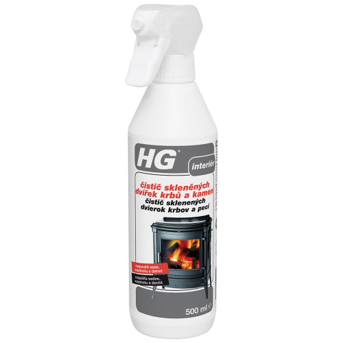 HG- čistič skleněných dvířek krbů a kamen 0,5l - Barvy, laky a chemie