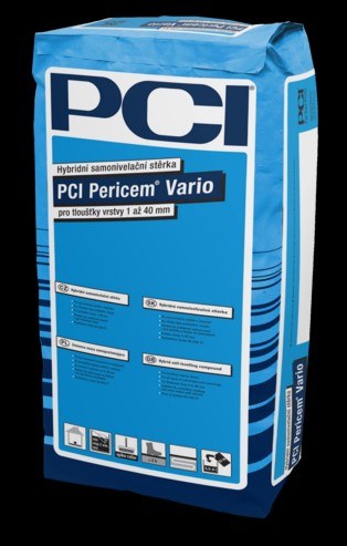 Stěrka samonivelační PERICEM VARIO<br> PCI - Suché směsi Samonivelační stěrky