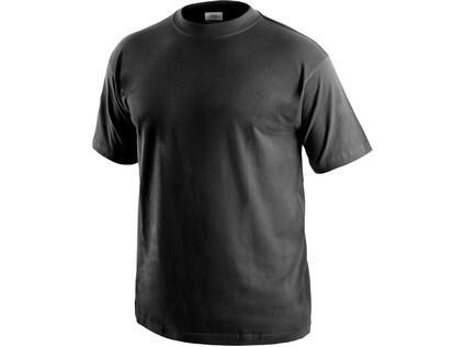 Tričko DANIEL, krátký rukáv, černé, vel. L - Ochranné pomůcky, rukavice, oděvy Oděvy Trička